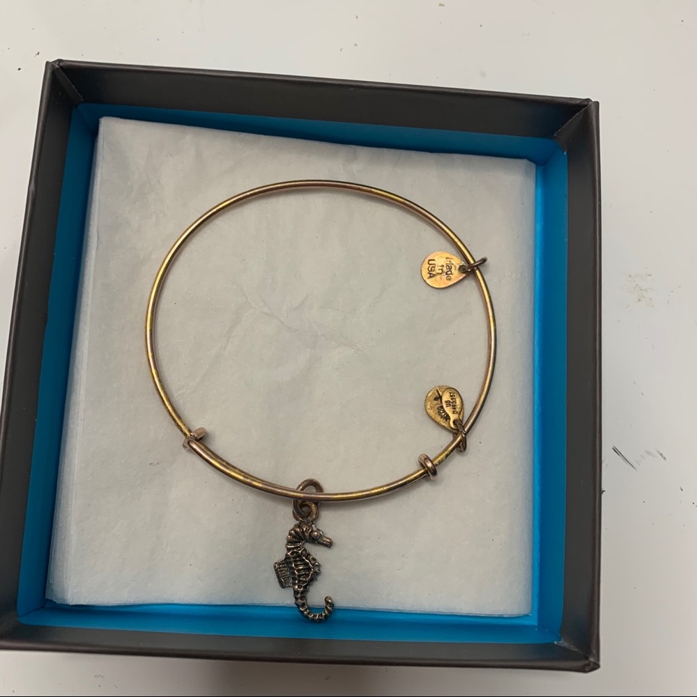 💕 3/$22 Alex and Ani Seahorse Gold Bracelet